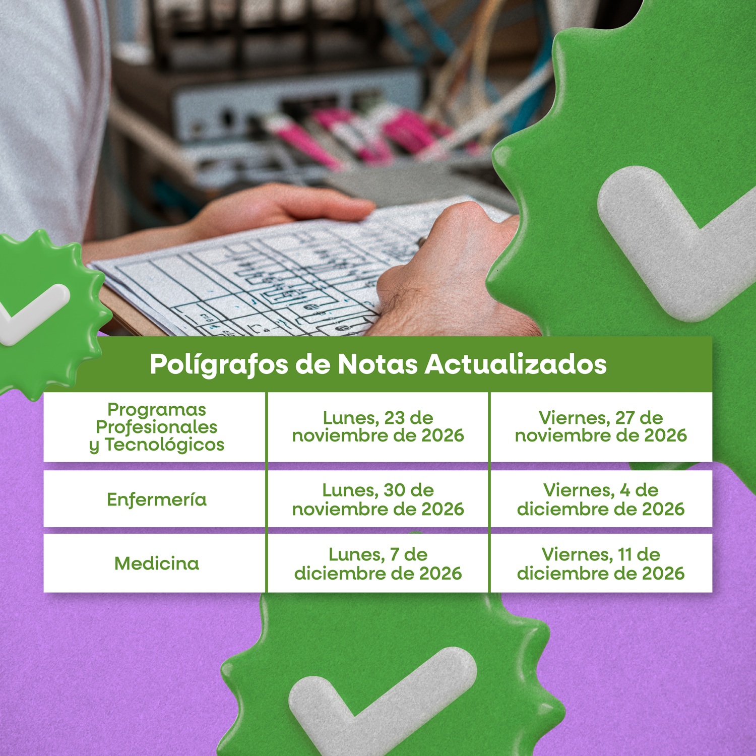 6 POLIGRAFOS DE NOTAS ACTUALIZADOS