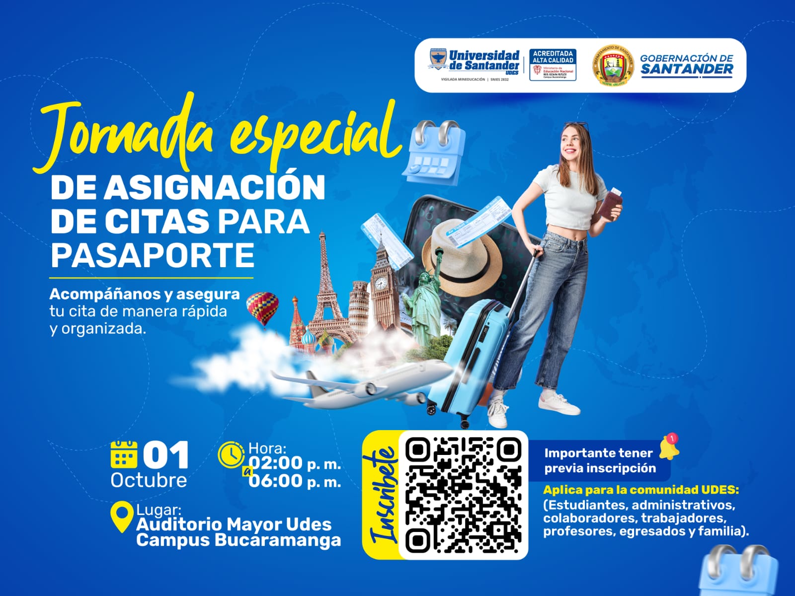 citas pasaporte udes bucaramanga