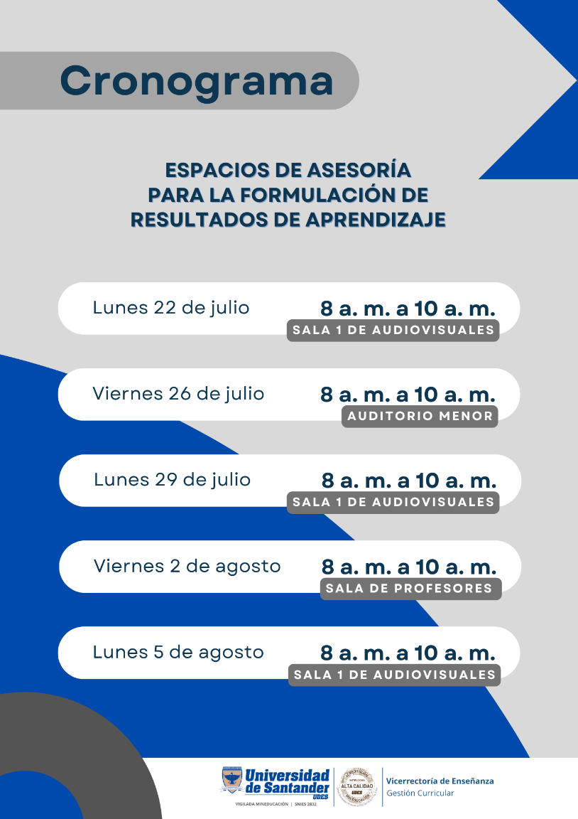 cronograma resultados aprendizaje