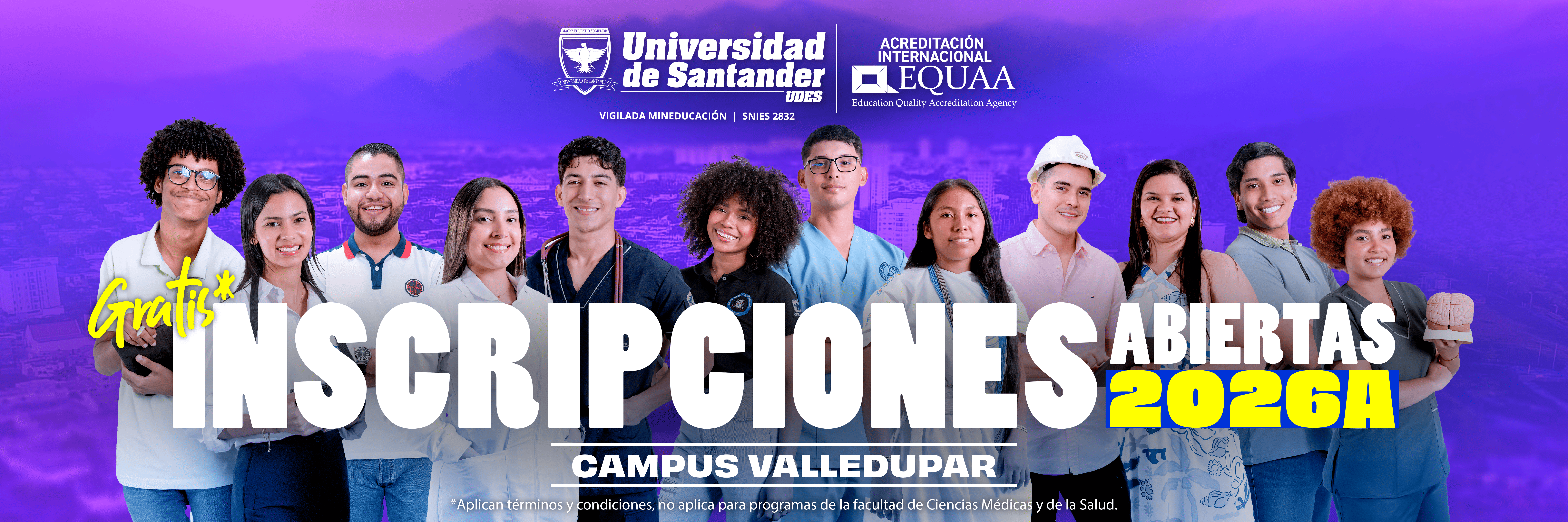 La UDES Valledupar abre inscripciones gratis para el 2026 A