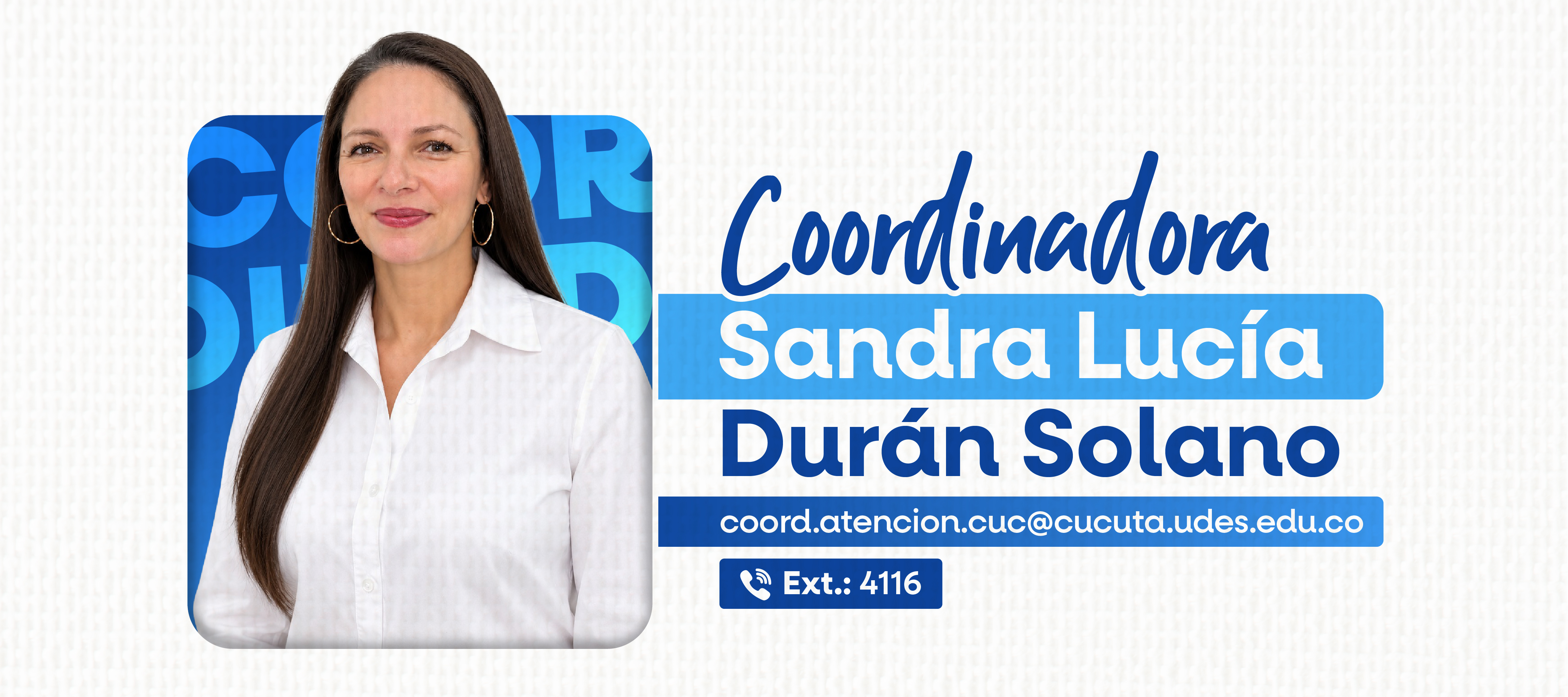 Coordinadora Atención al Estudiante