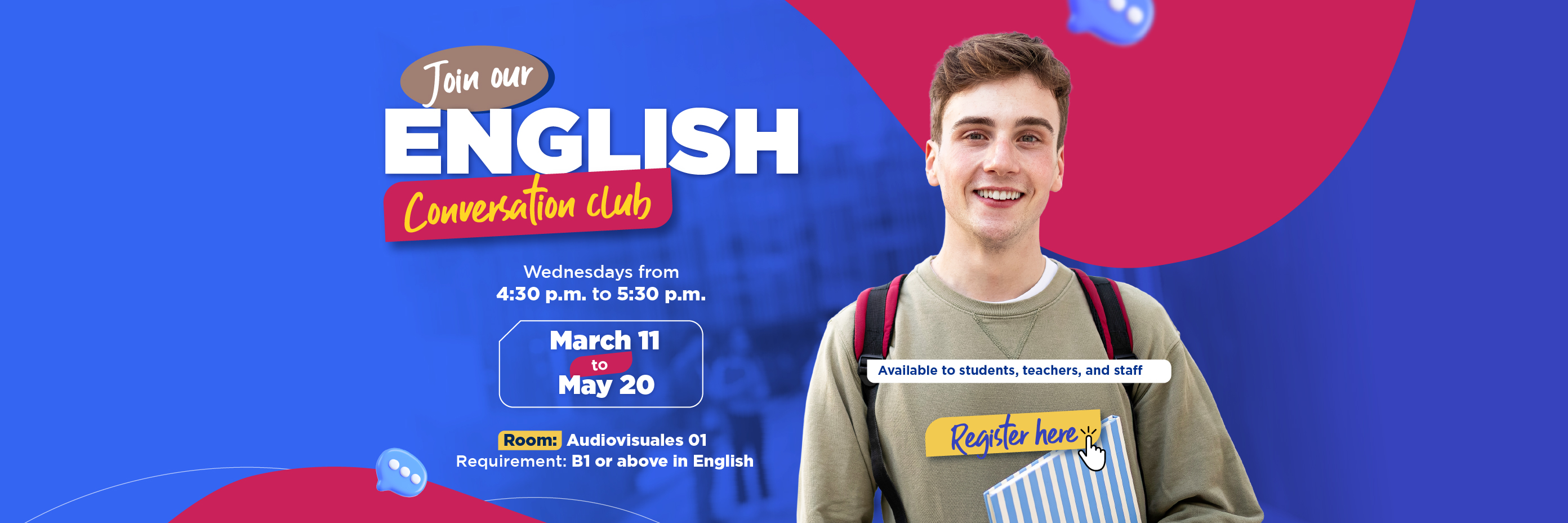 Join our English Conversation Club