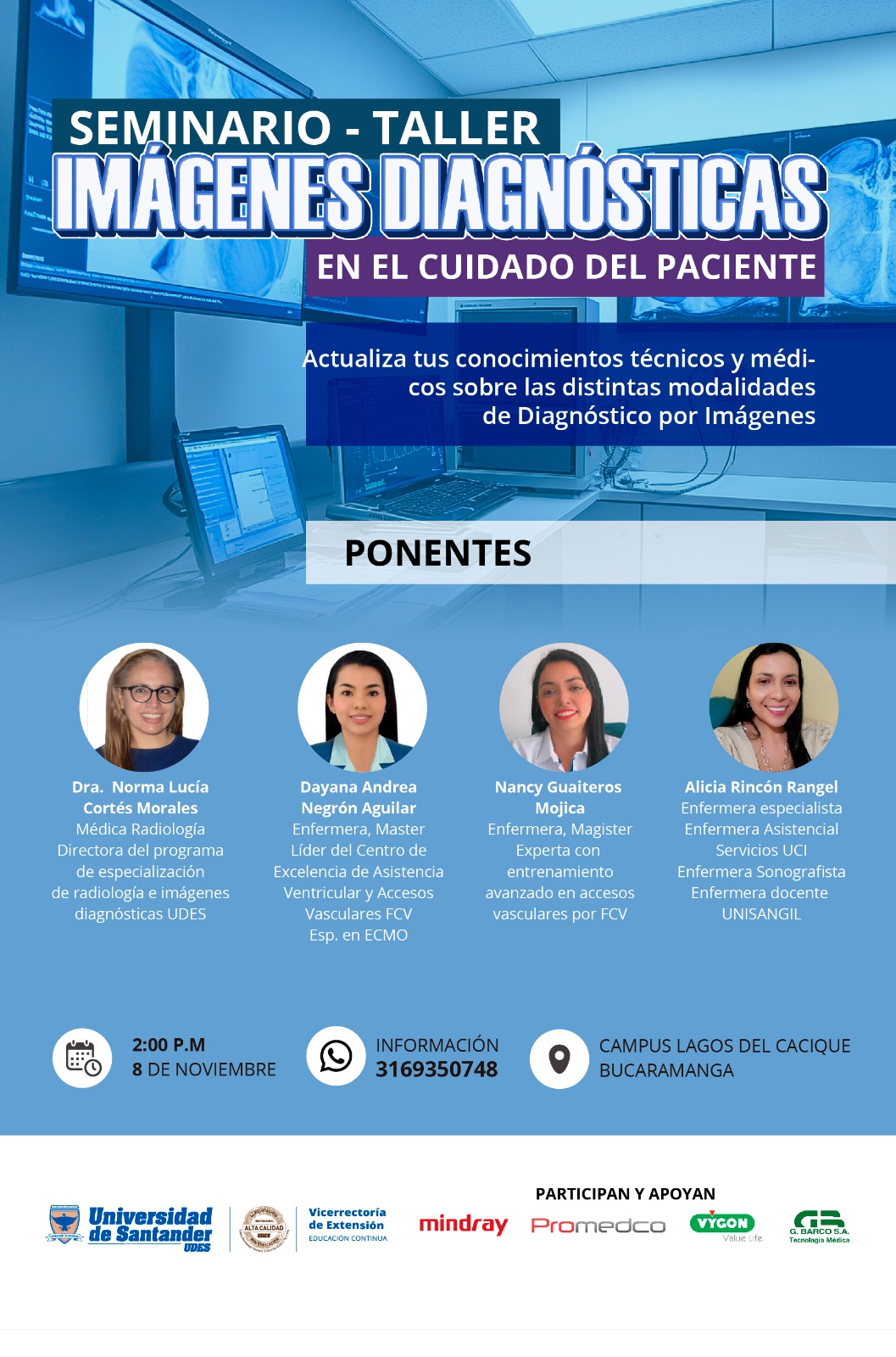 ponente seminario - taller imágenes diagnósticas en el cuidado del paciente