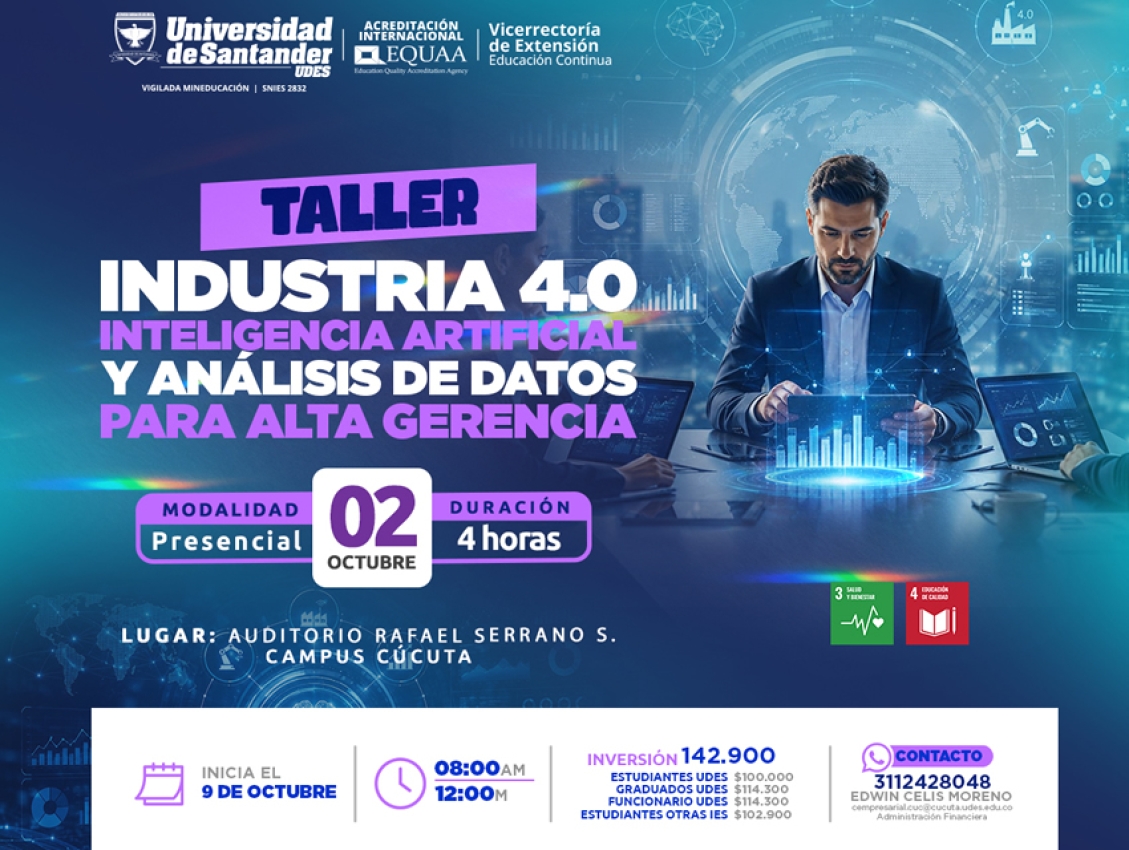 Taller Industria 4.0. Inteligencia Artificial y Análisis de Datos para la Alta Gerencia