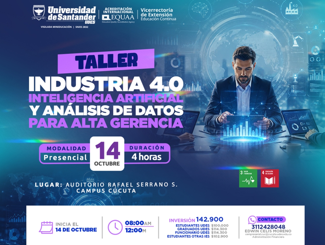 Taller Industria 4.0. Inteligencia Artificial y Análisis de Datos para la Alta Gerencia