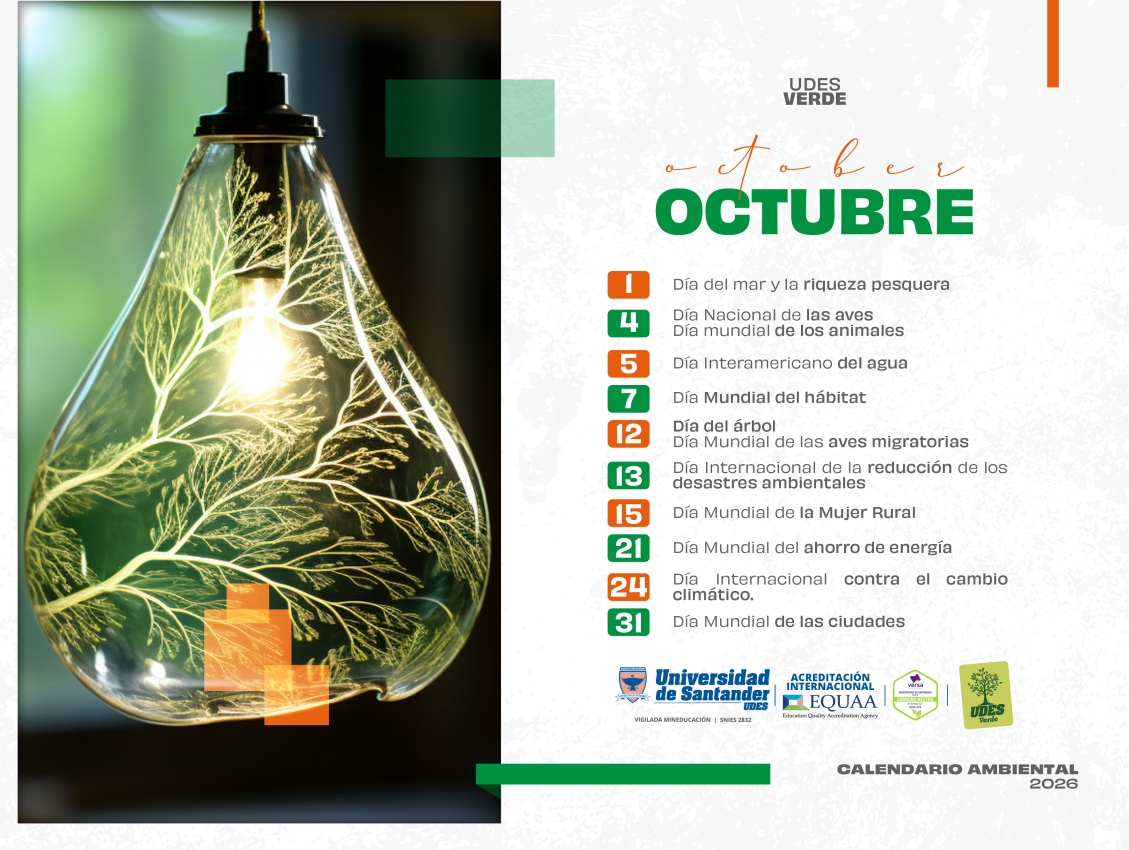 Octubre - Calendario Ambiental 2026