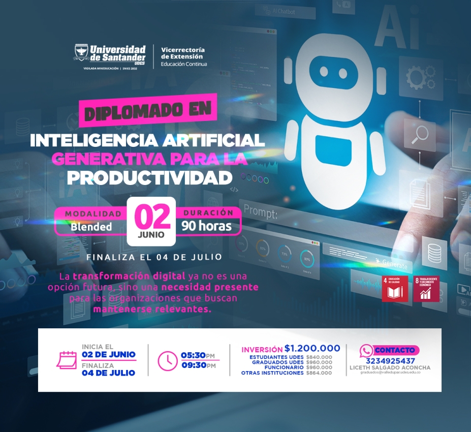 Diplomado en Inteligencia Artificial Generativa para la Productividad