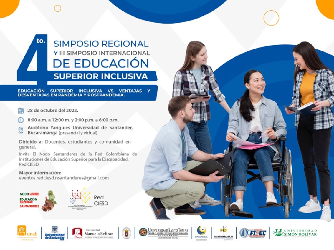 IV Simposio Regional y III Simposio Internacional de Educación Superior Inclusiva