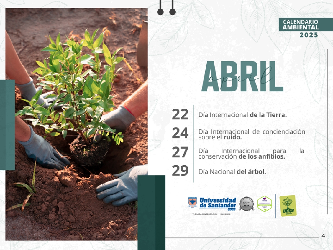 Abril - Calendario Ambiental 2025