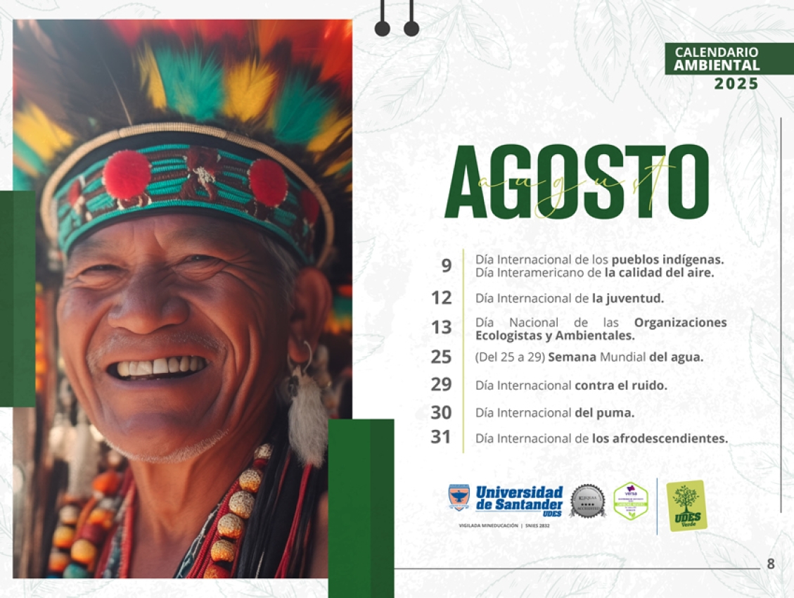 Agosto - Calendario Ambiental 2025