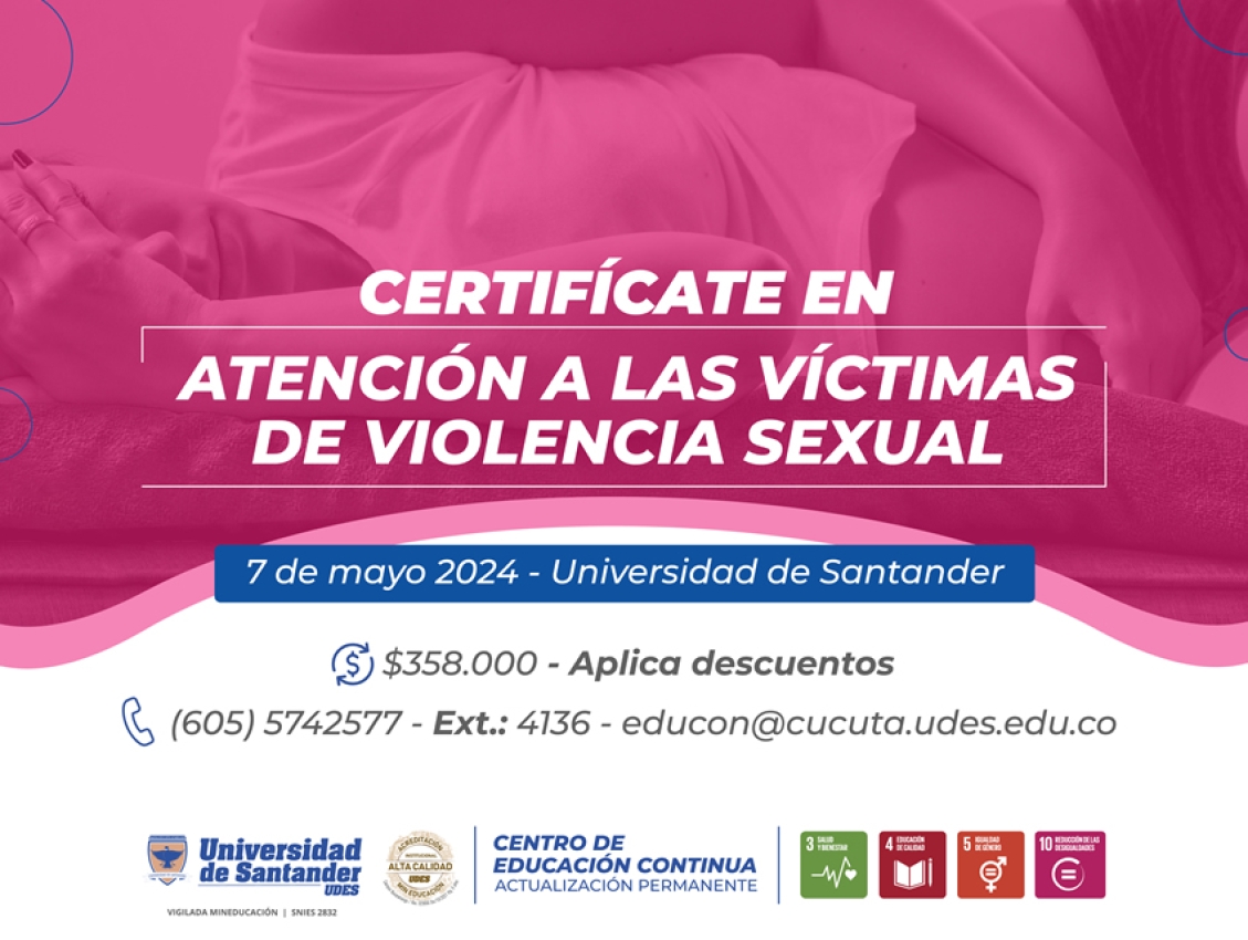 Certifícate en Atención a Víctimas de Violencia Sexual