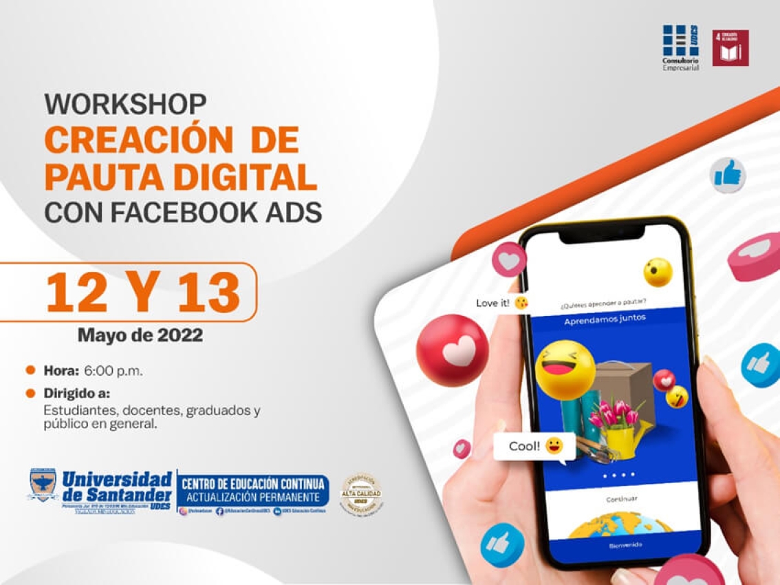 Workshop Creación de Pauta Digital Con Facebook Ads