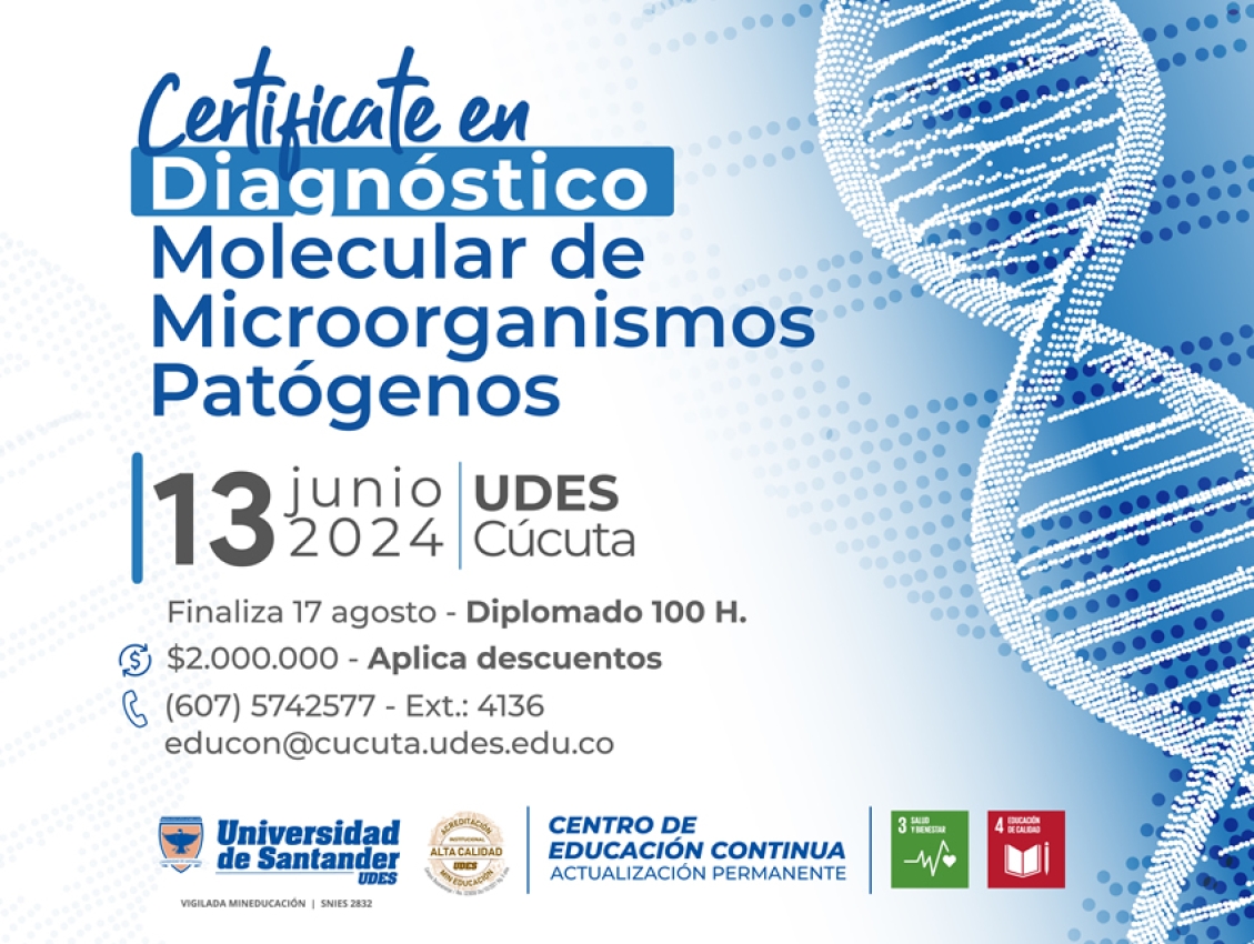 Certifícate en Diagnóstico Molecular de Microorganismos Patógenos