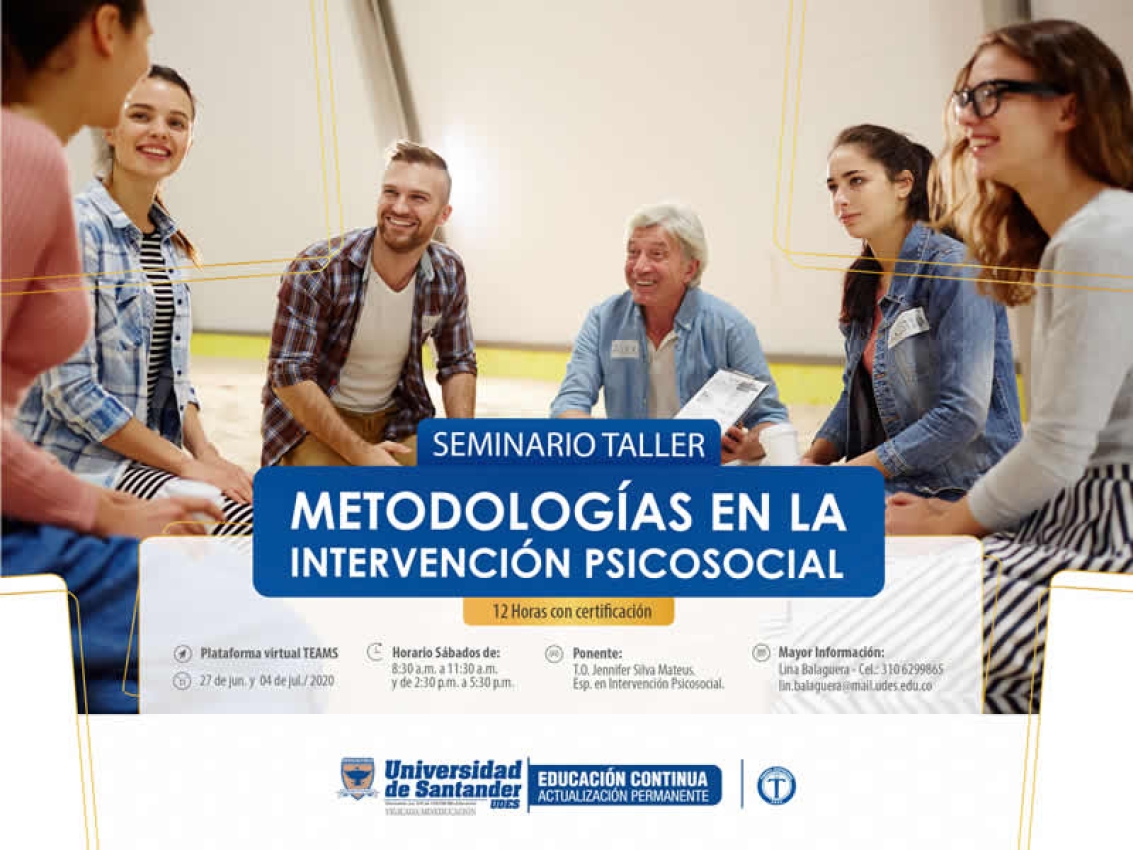 Seminario Taller: Metodologías en la intervención psicosocial