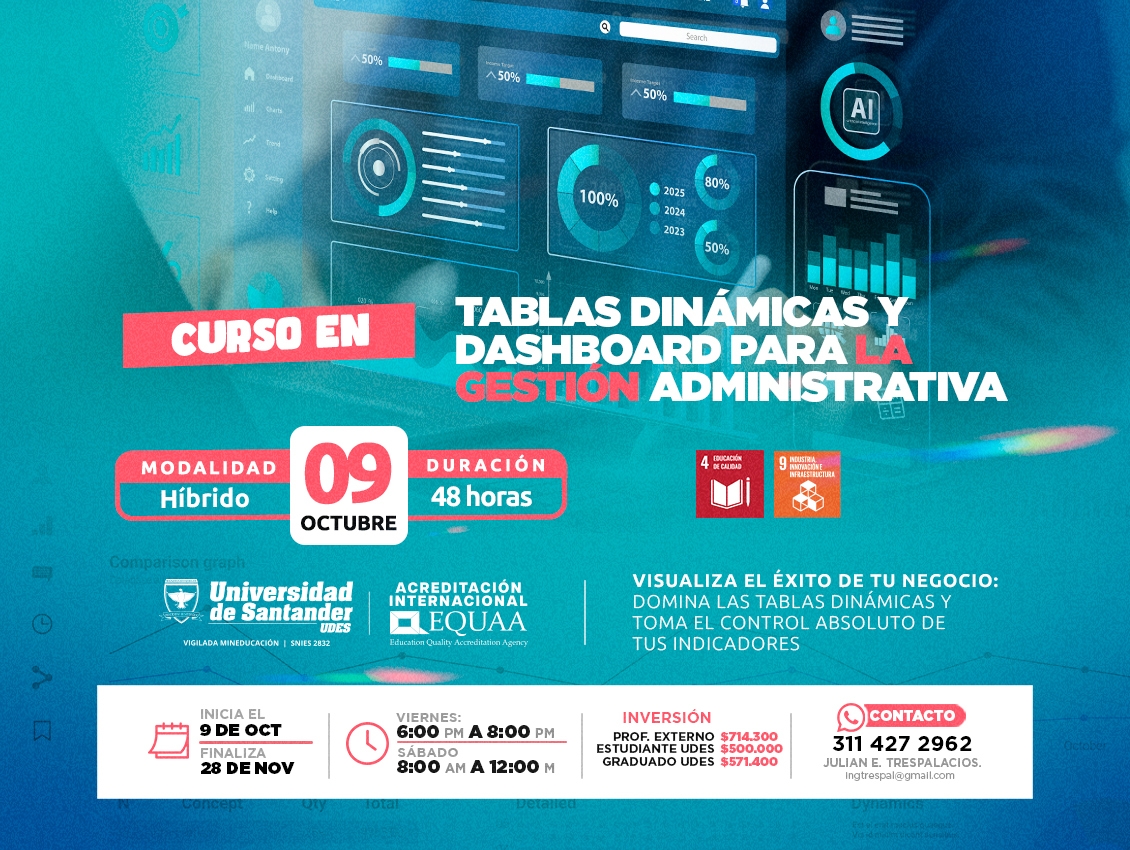 Curso Tablas Dinámicas y Dashboard para la Gestión Administrativa