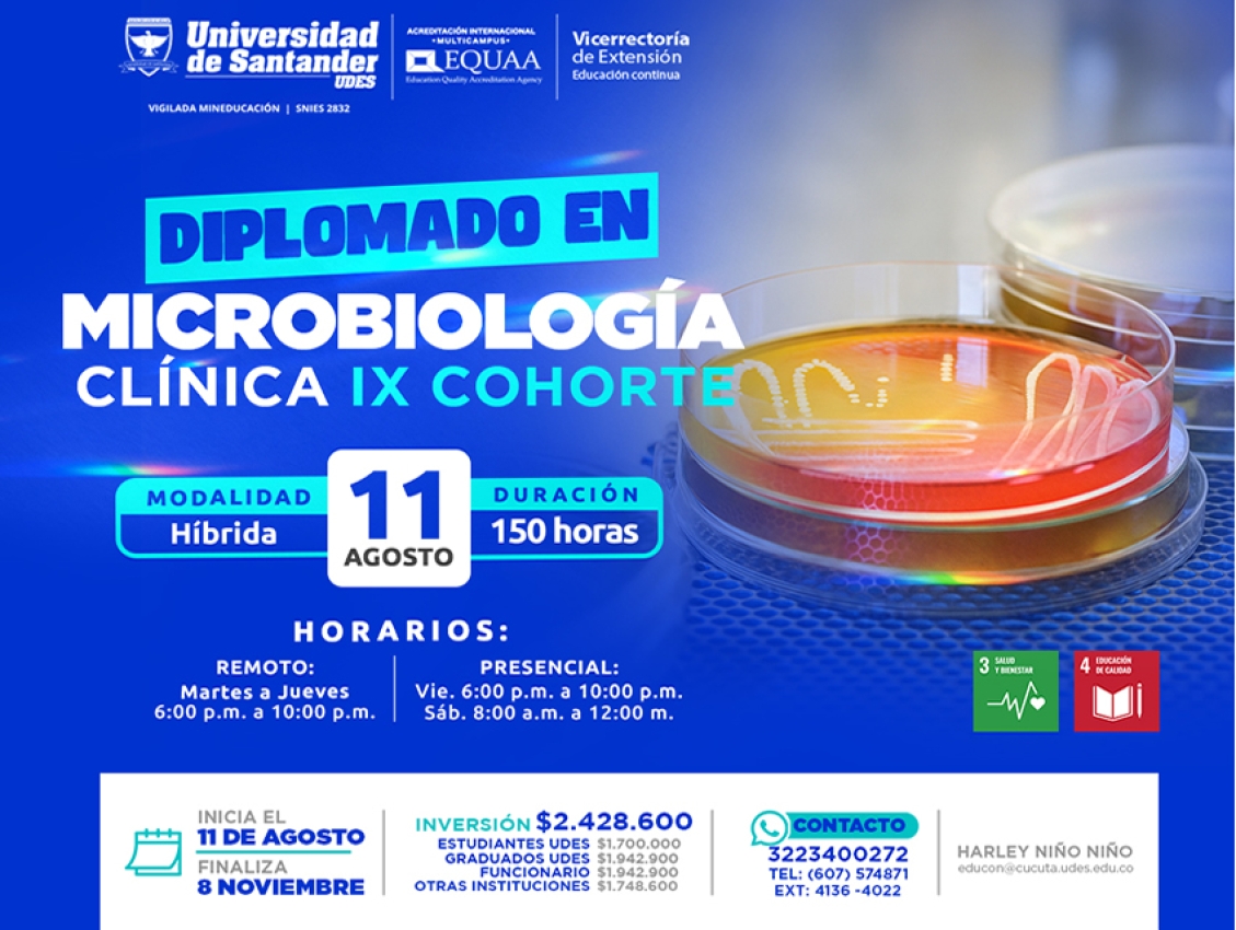 Diplomado en: Microbiología Clínica IX Cohorte