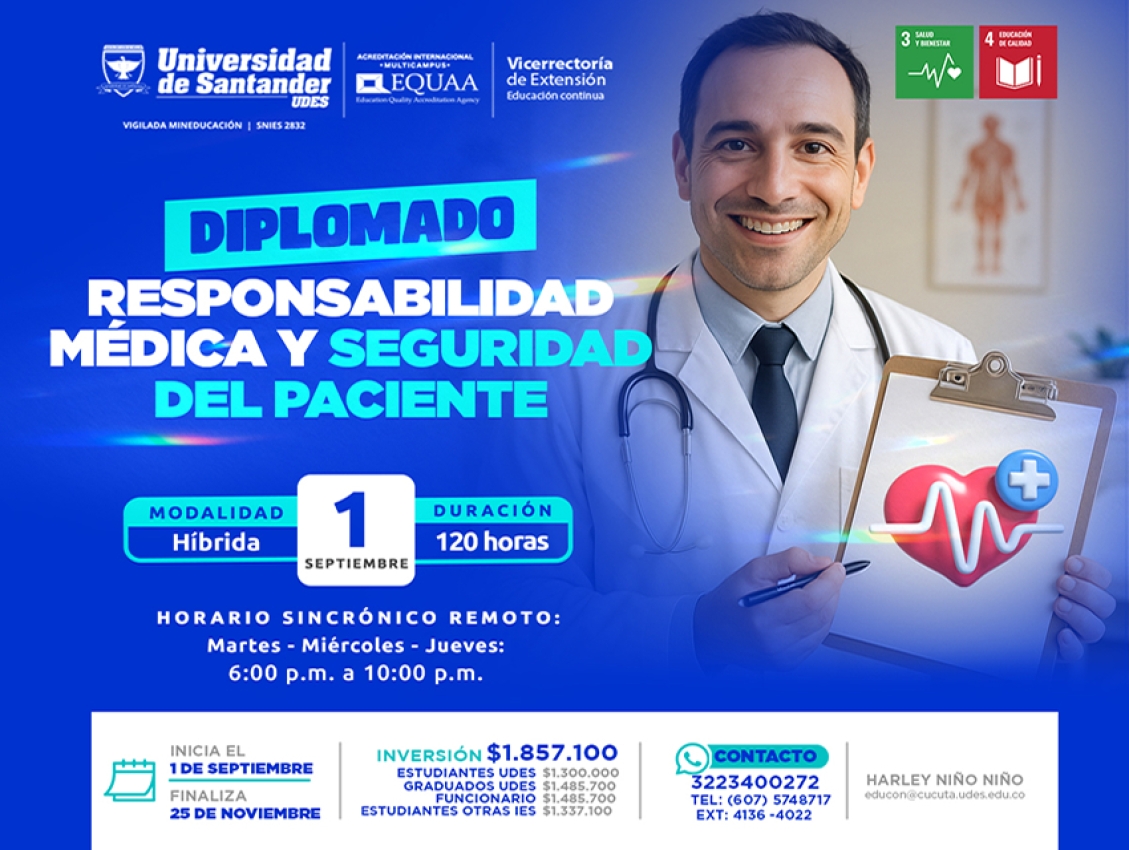 Diplomado en Responsabilidad Médica y Seguridad en el Paciente