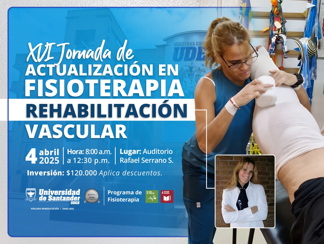 XVI Jornada de Actualización en Fisioterapia, Rehabilitación Vascular