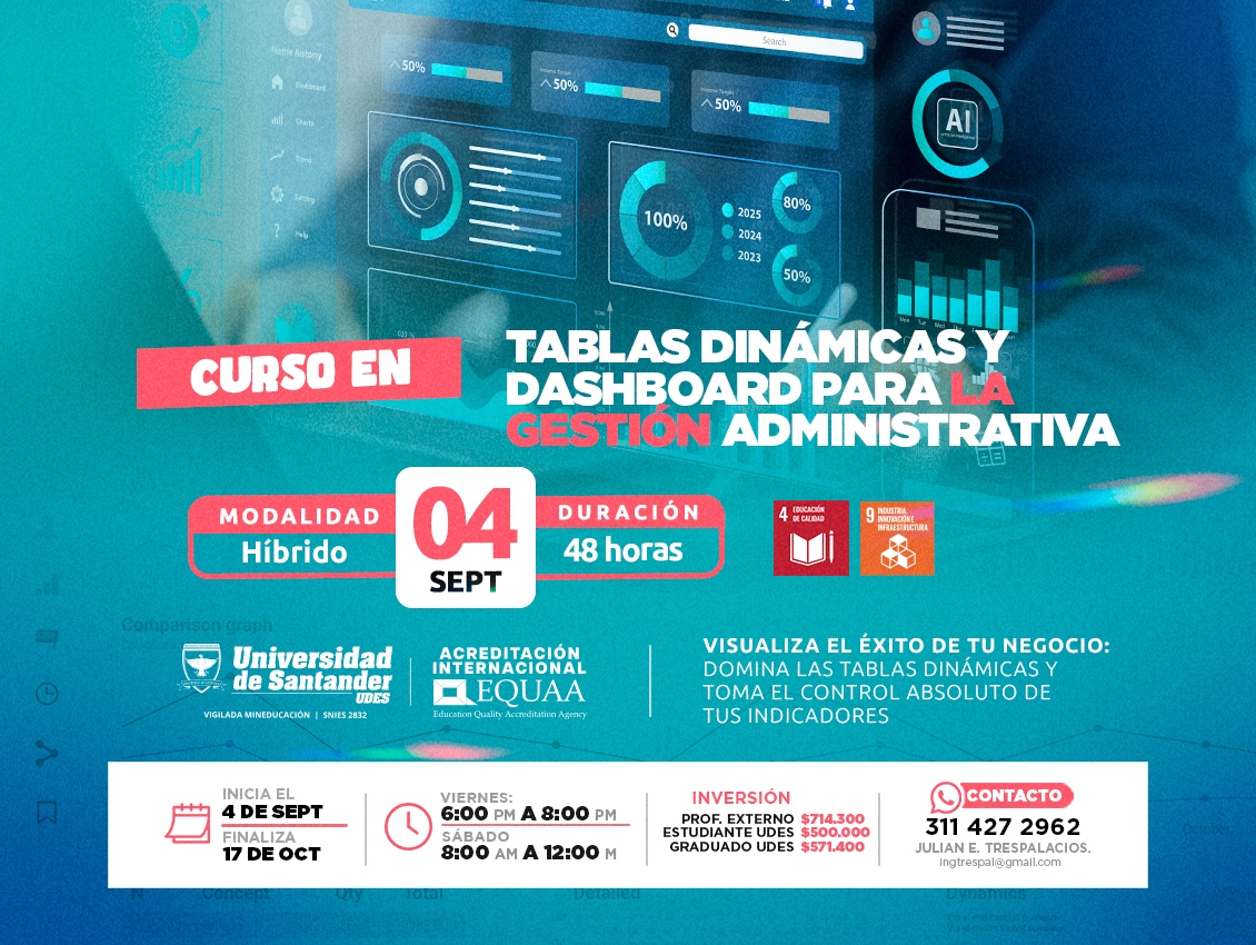 Curso Tablas Dinámicas y Dashboard para la Gestión Administrativa