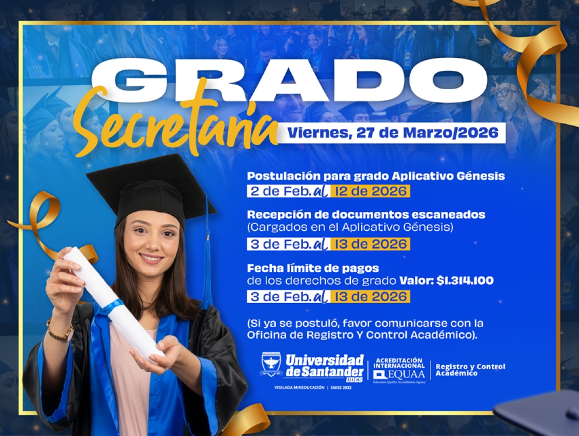 Grados por Secretaria Marzo 27 de 2026