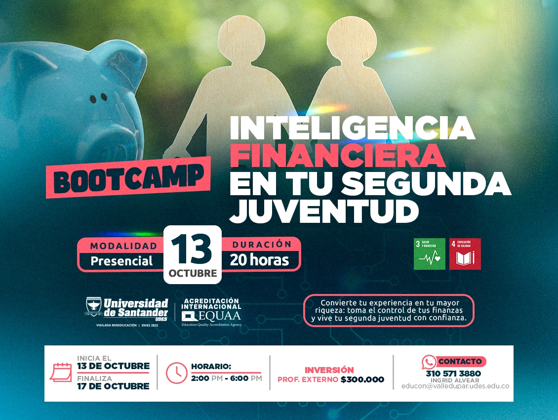 Bootcamp Inteligencia Financiera en tu Segunda Juventud