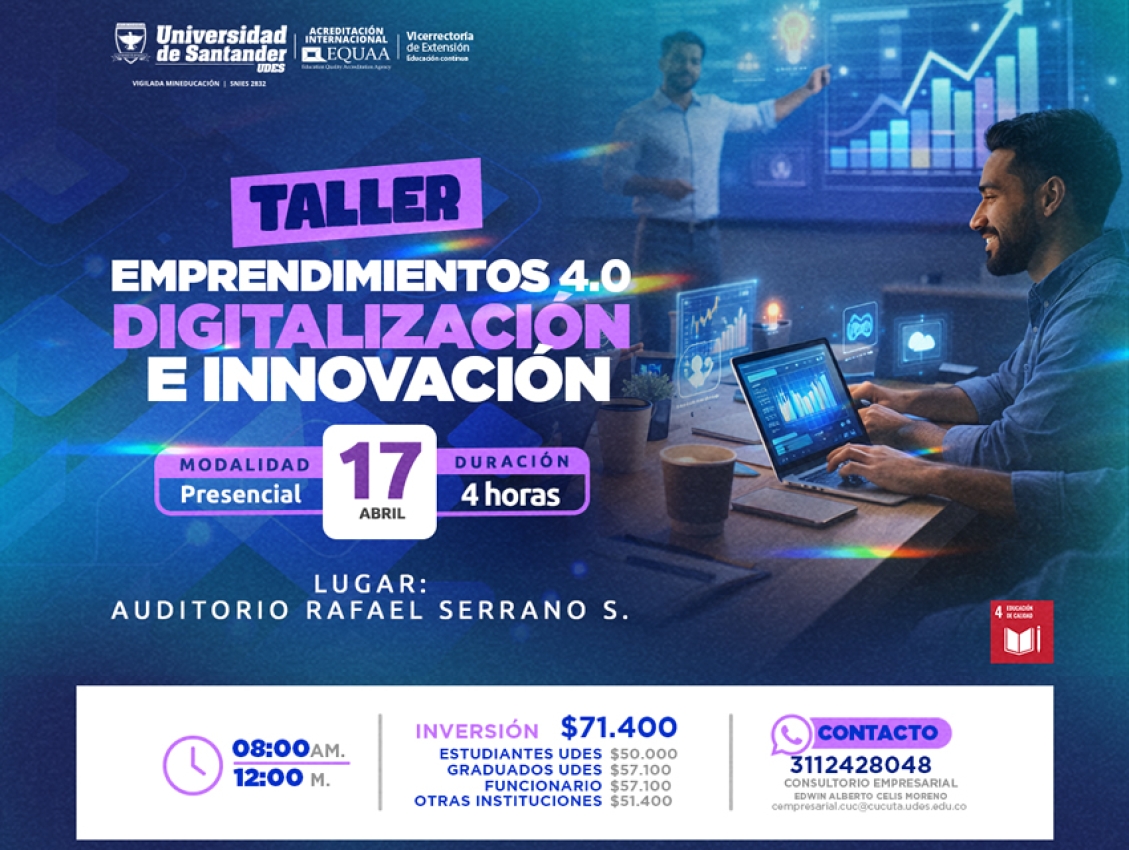 Taller Emprendimientos 4.0 Digitalización e Innovación