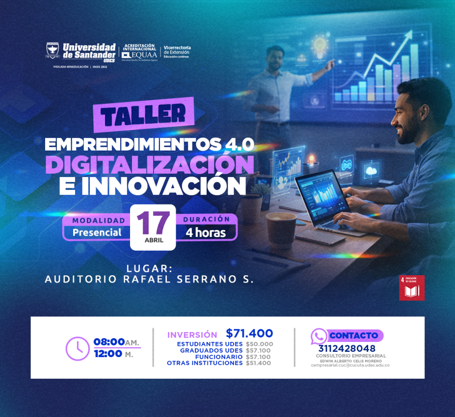 Taller Emprendimientos 4.0 Digitalización e Innovación