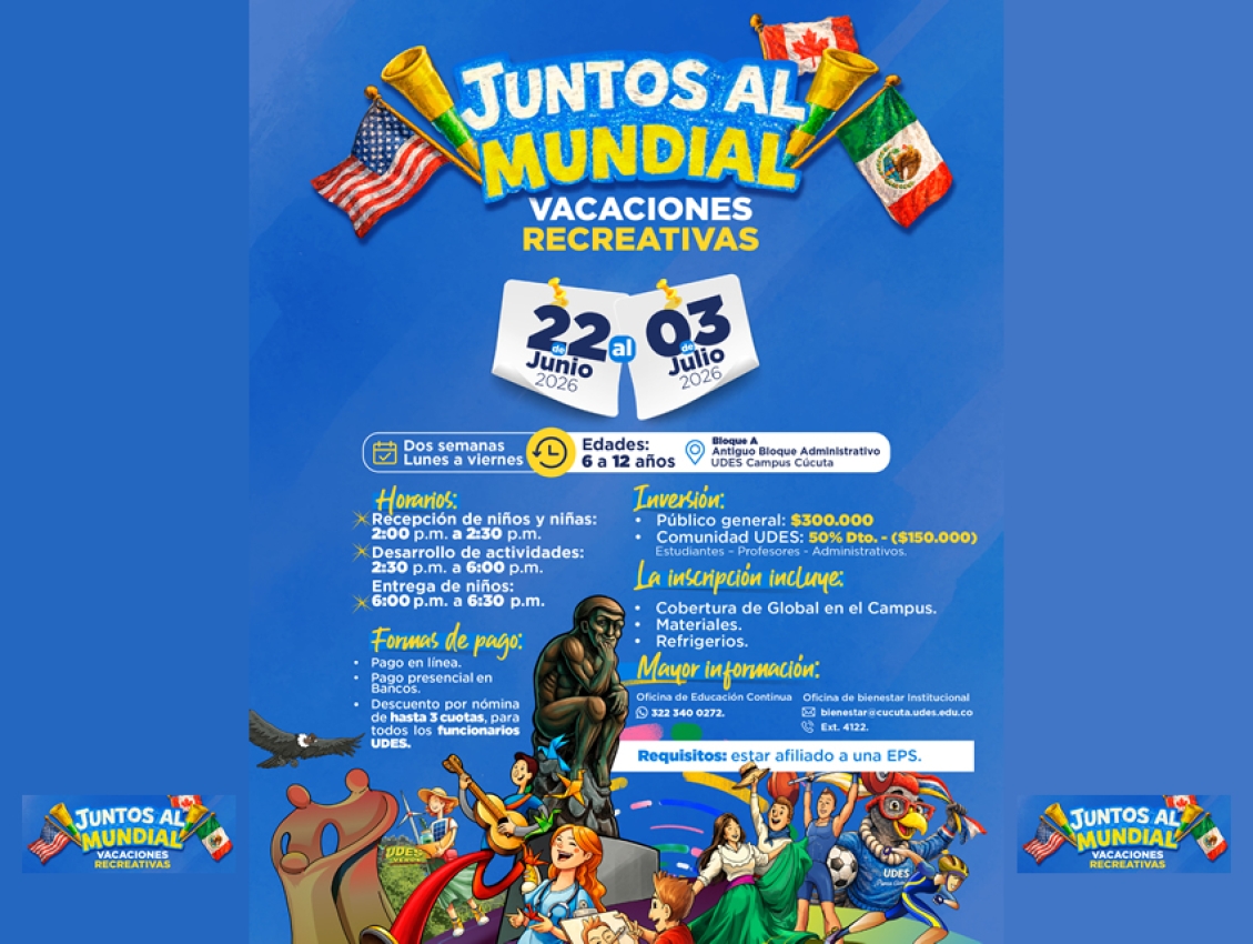 Vacaciones Recreativas - Juntos al Mundial