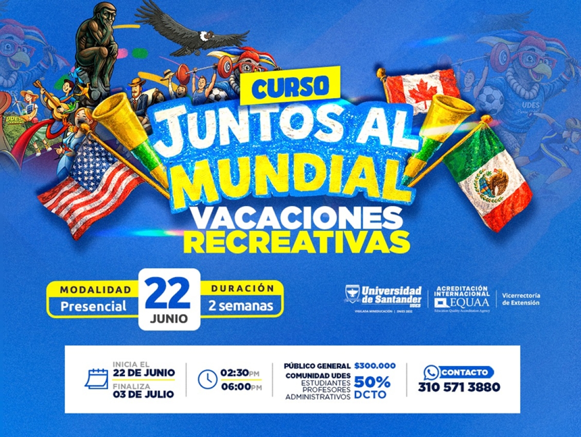 Curso Junto al Mundial Vacaciones Recreativas
