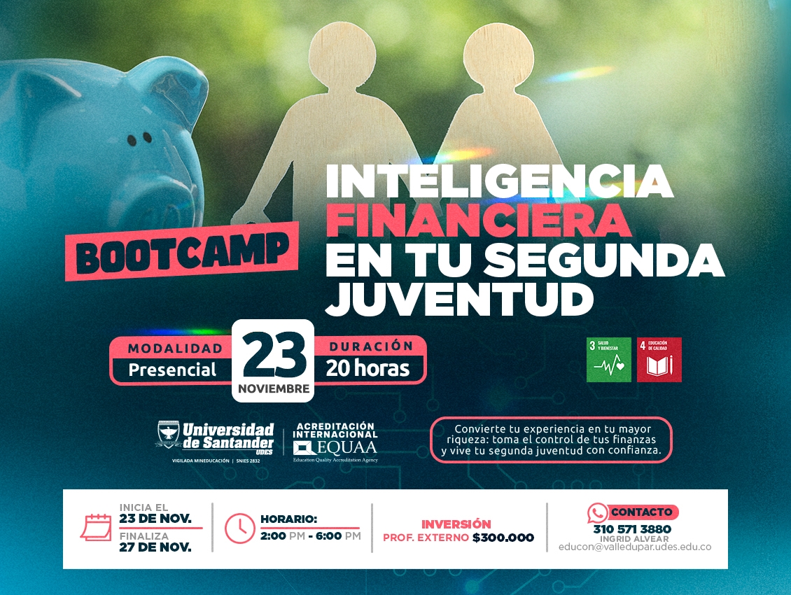 Bootcamp Inteligencia Financiera en tu Segunda Juventud