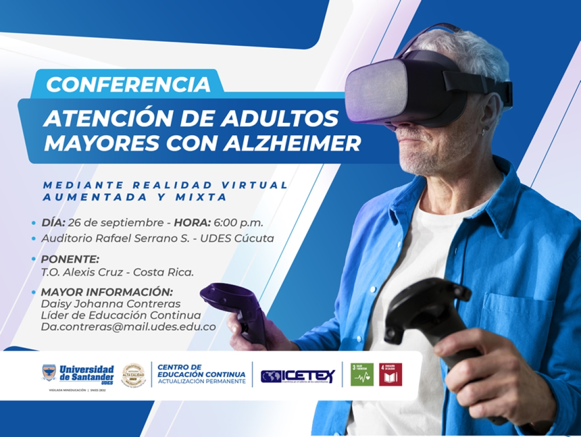 Conferencia Atención de Adultos Mayores con Alzheimer
