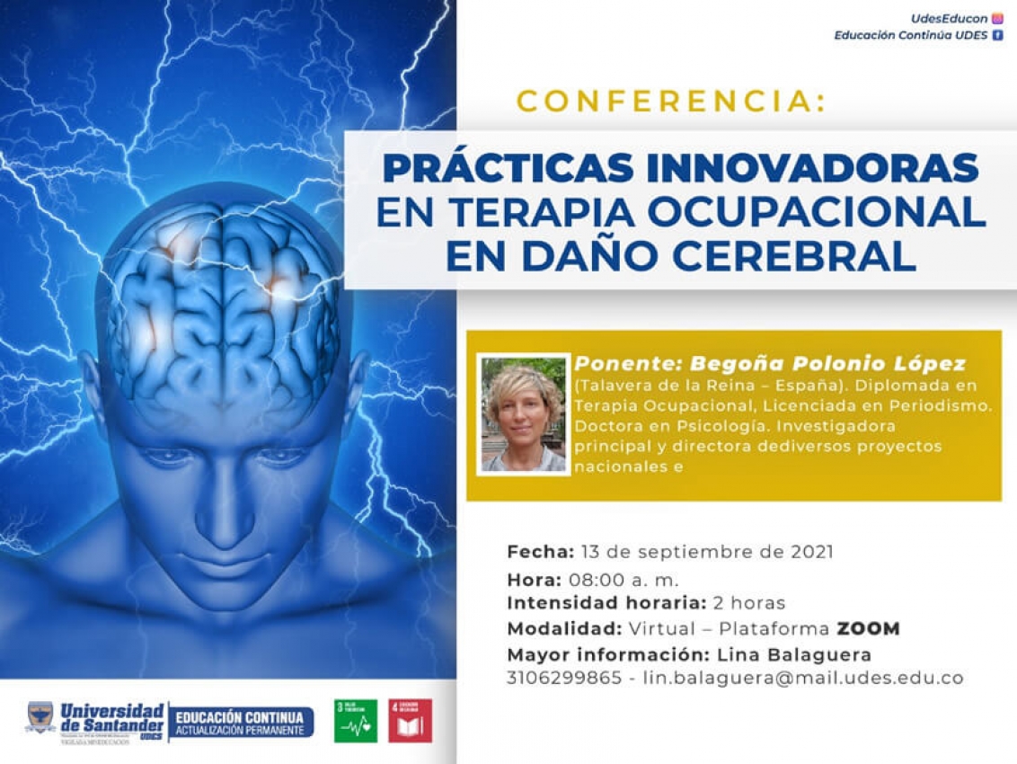 Conferencia: Prácticas Innovadoras en Terapia Ocupacional en Daño Cerebral