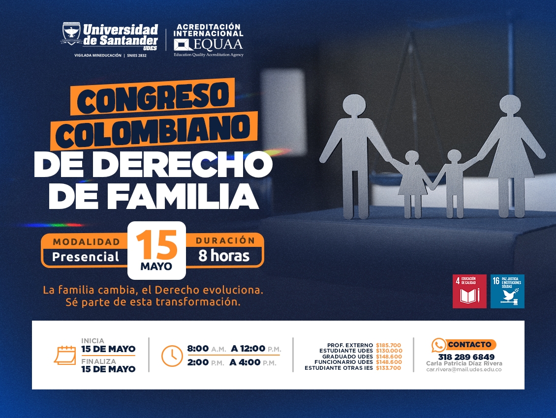 Congreso colombiano de derecho de familia: filiación y familia de crianza en el marco jurídico colombiano
