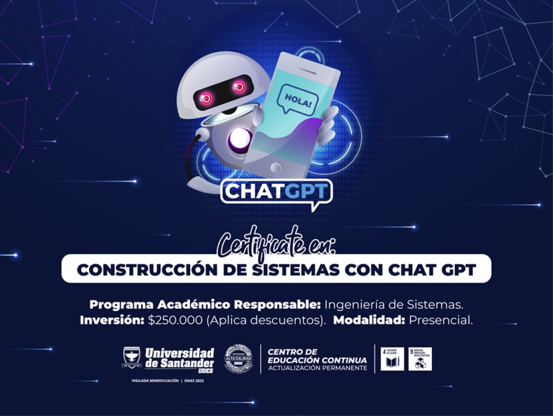 Certifícate en Construcción de Sistemas con Chat GPT