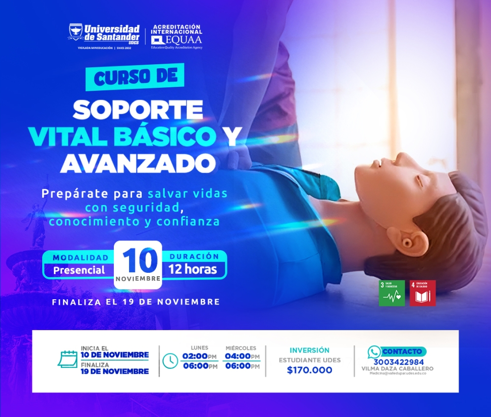 Curso de Soporte Vital Básico y Avanzado