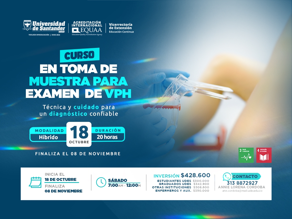 Curso en Toma de Muestra para Examen de VPH