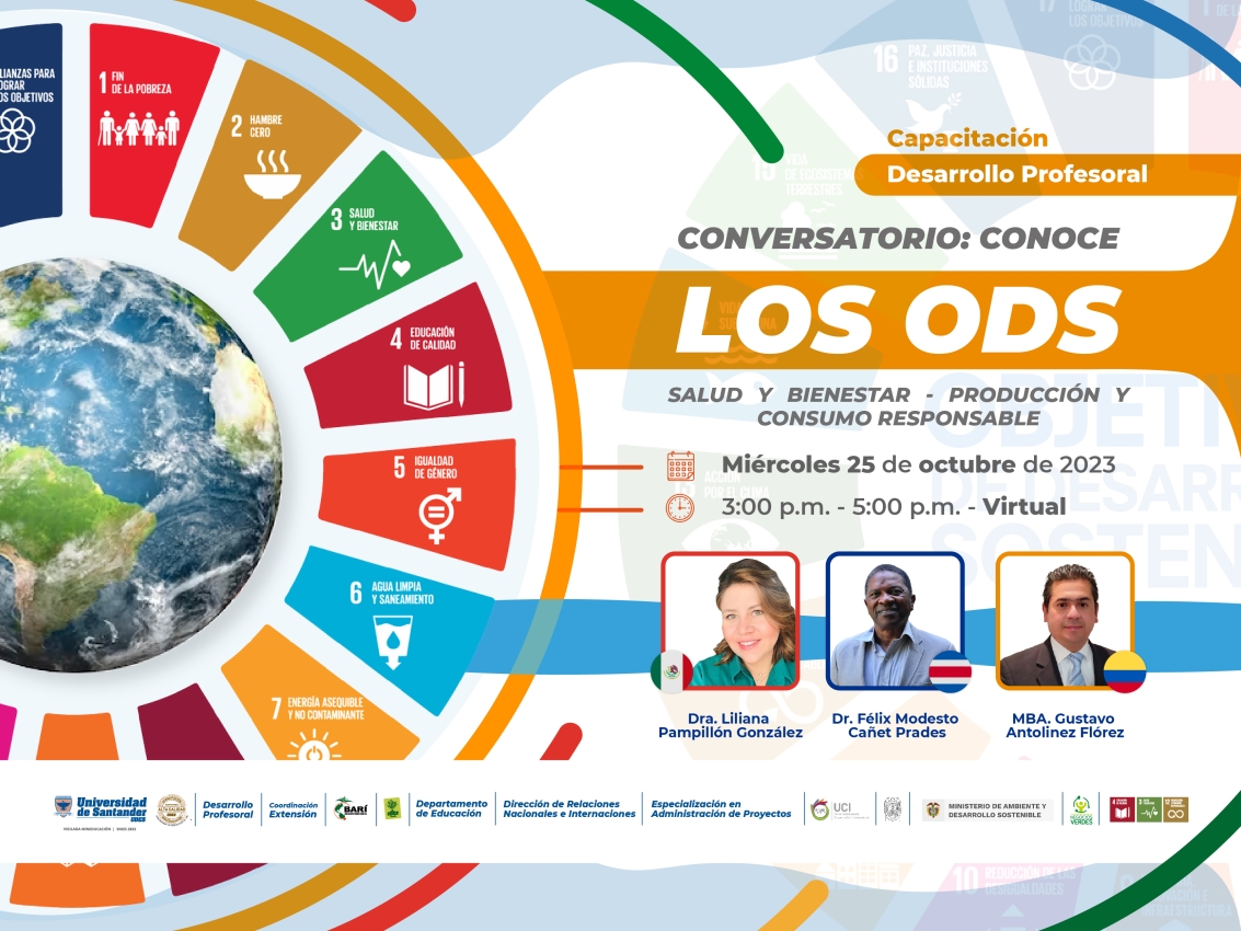 Conversatorio Conoce los ODS:  Salud y bienestar - Producción y consumo responsable