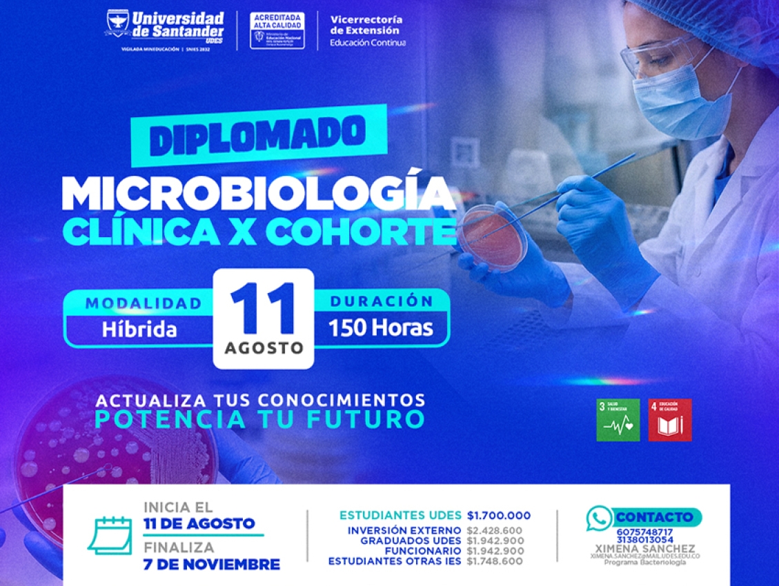 Diplomado en Microbiología Clínica X Cohorte