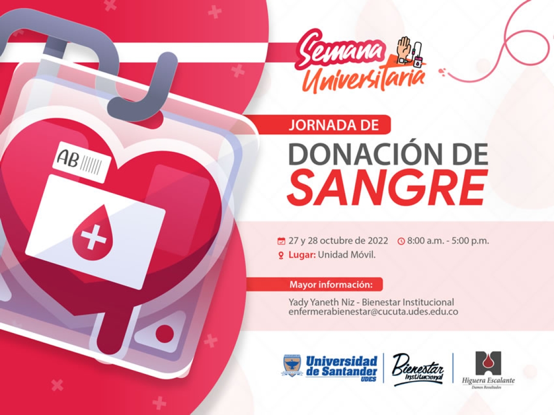 JORNADA DE DONACIÓN DE SANGRE