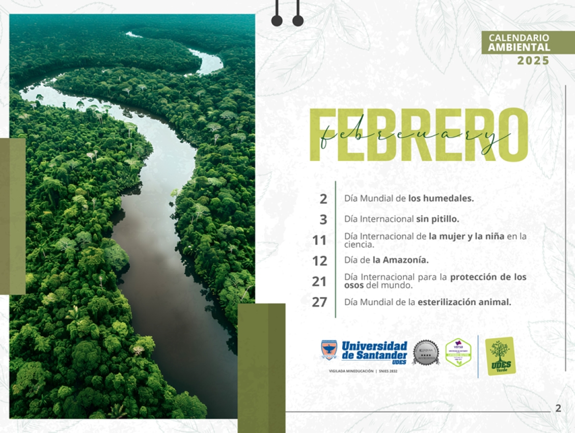 Febrero - Calendario Ambiental 2025