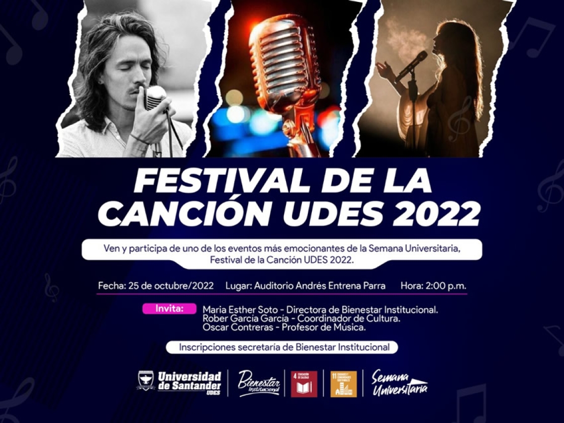 FESTIVAL DE LA CANCIÓN UDES 2022
