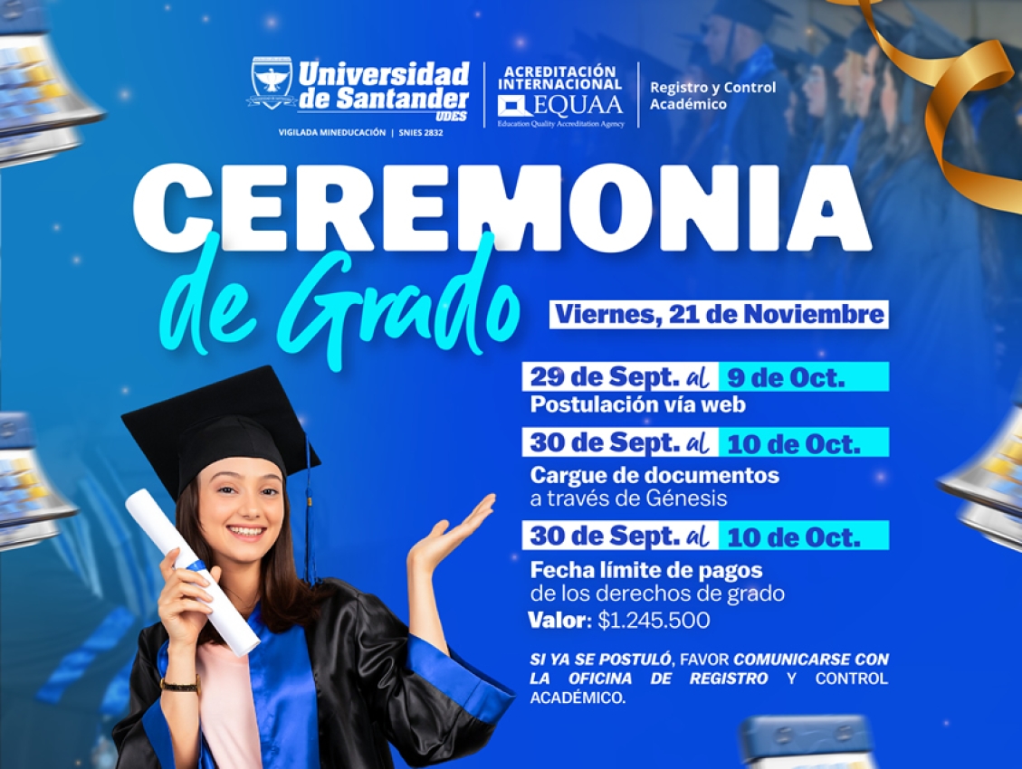 Grados por Ceremonia Noviembre 21 de 2025