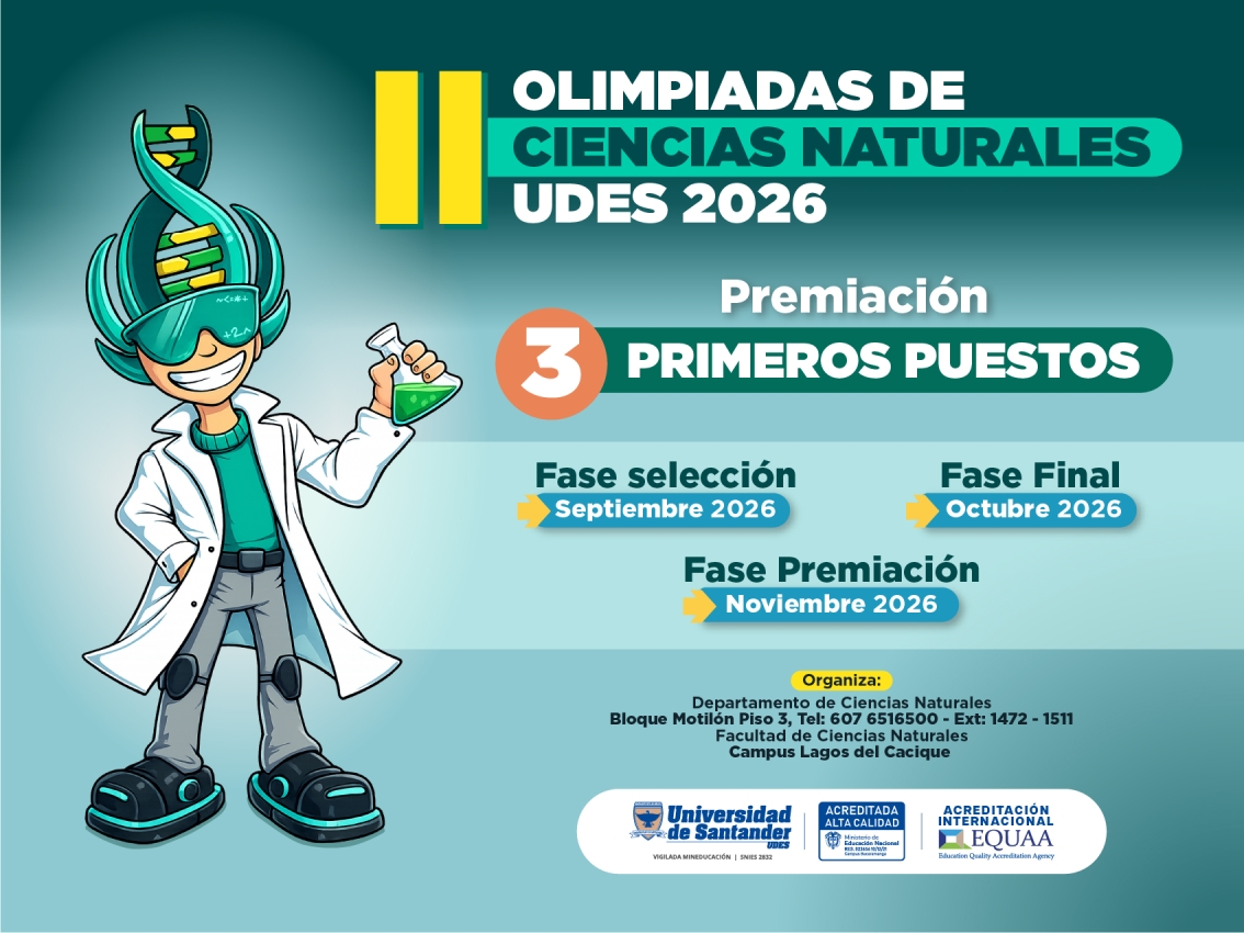 II Olimpiadas de Ciencias Naturales UDES 2026
