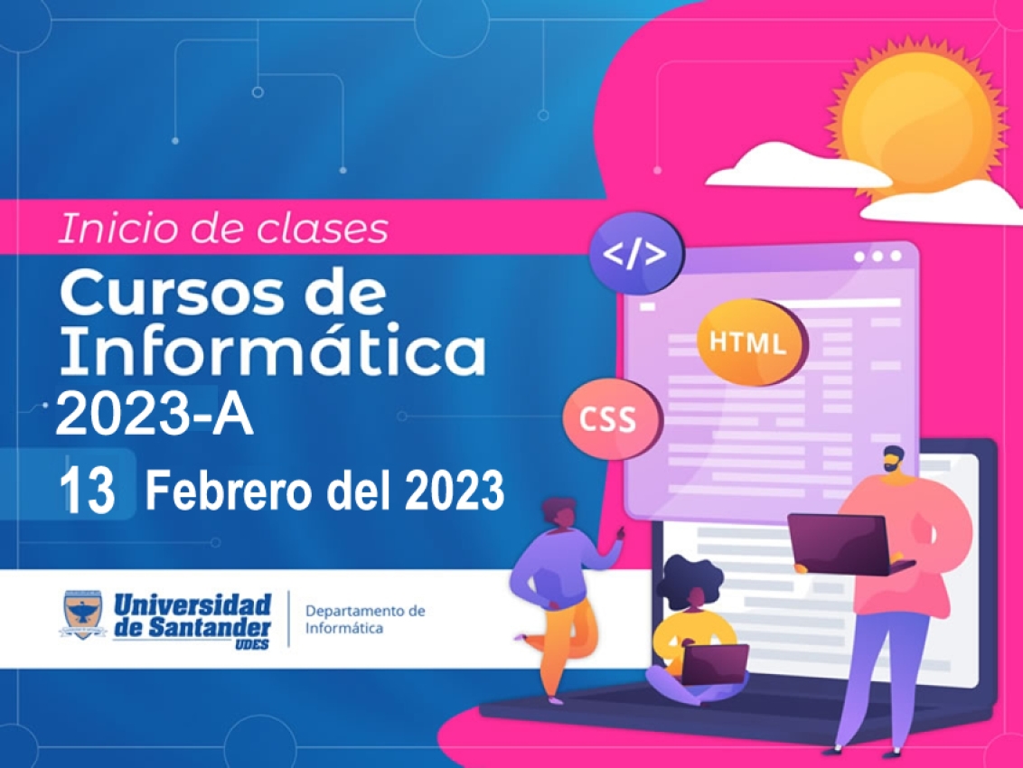 Inicio Clases Cursos de Informática Semestre 2023-A