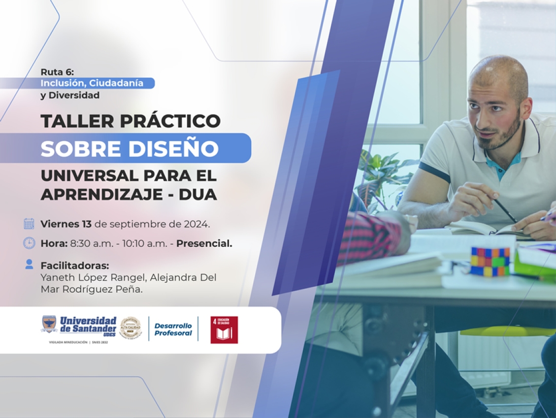 Taller Práctico sobre Diseño Universal para el Aprendizaje - DUA