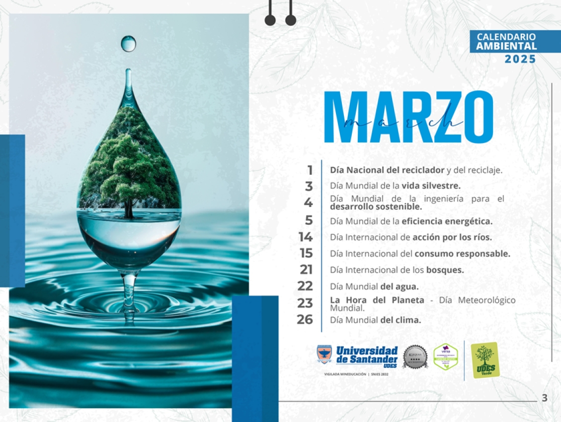 Marzo - Calendario Ambiental 2025