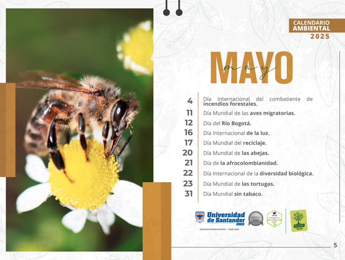 Mayo - Calendario Ambiental 2025