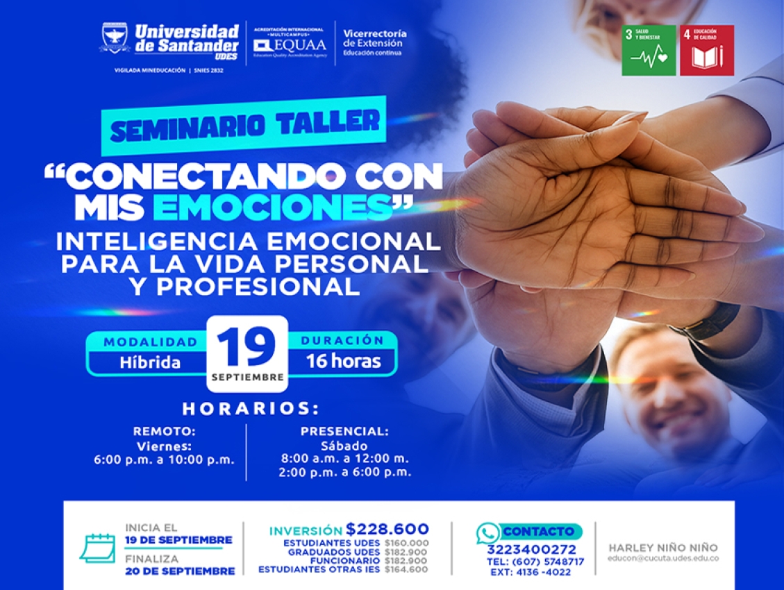 Seminario Taller "Conectando con Mis Emociones"