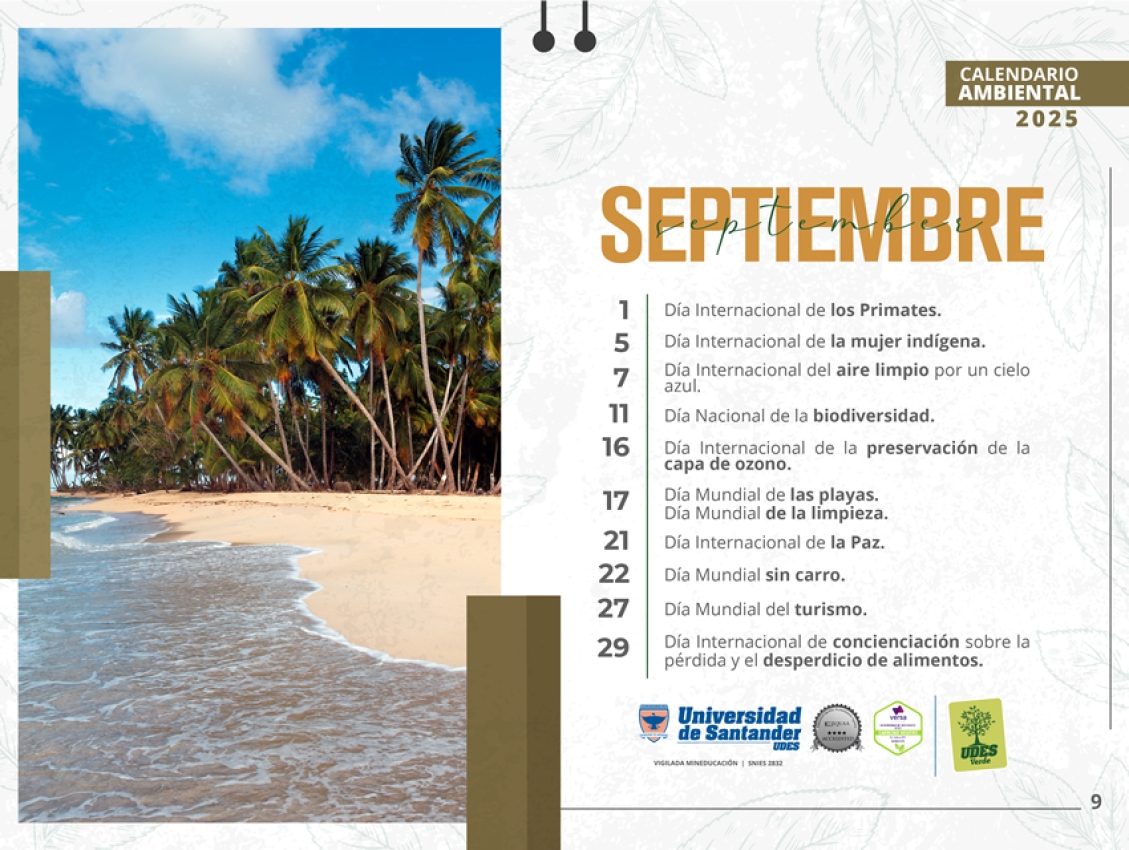 Septiembre - Calendario Ambiental 2025