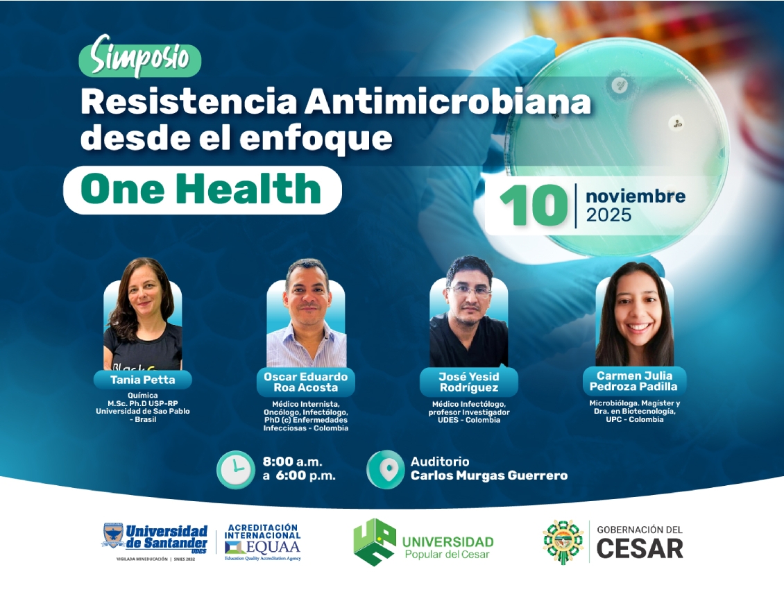 Simposio Resistencia Antimicrobiana desde el enfoque  One Health